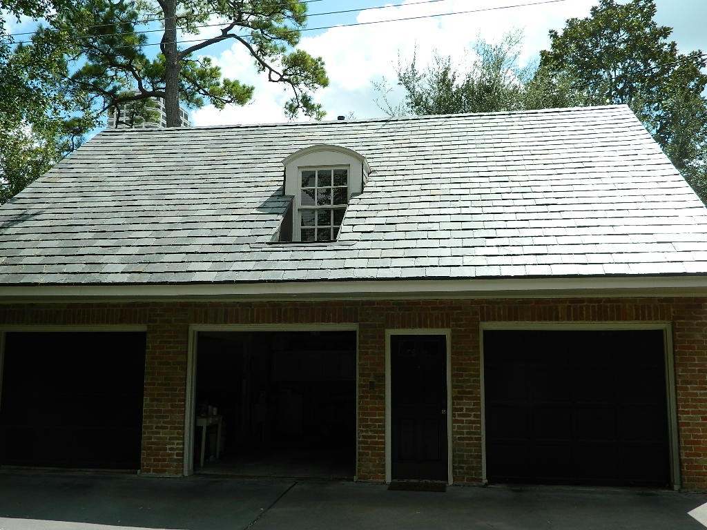 slate roof cleaning after